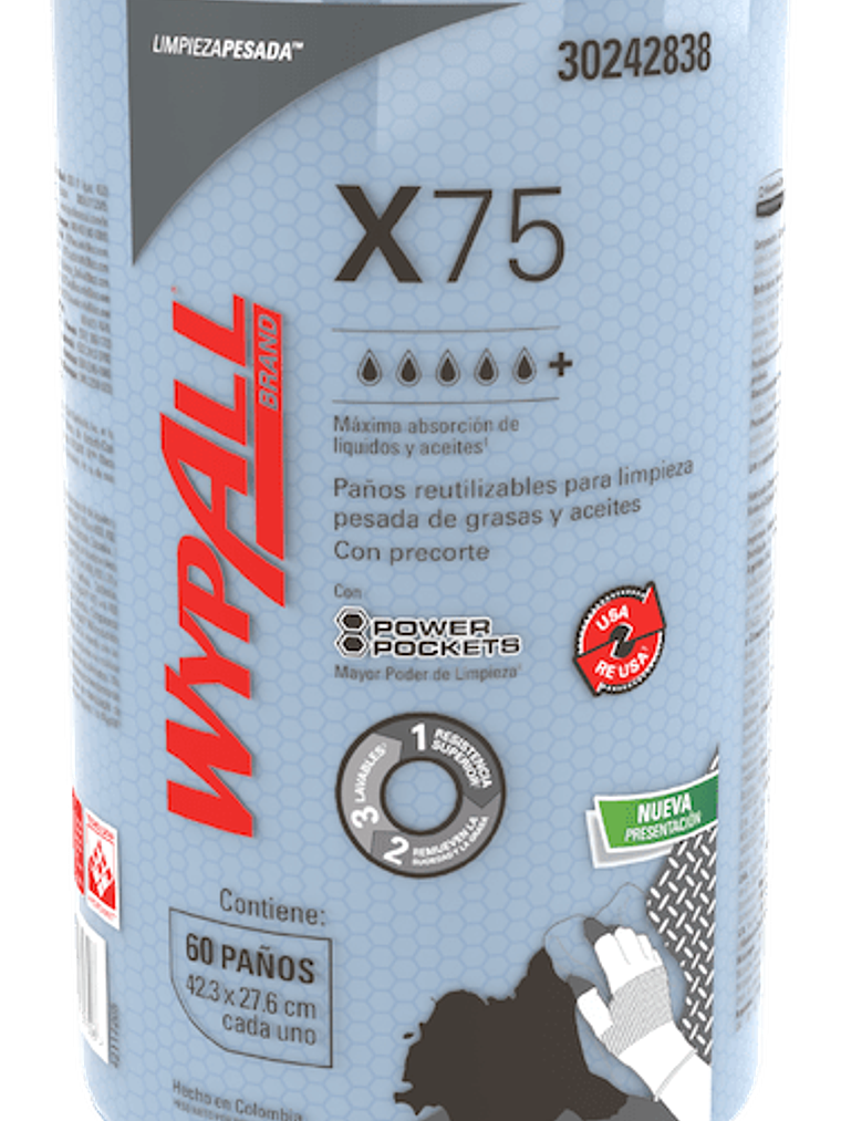 WYPALL PAÑOS  LIMPIEZA LAVABLE 1