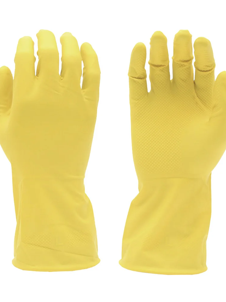 Guante Amarillo Doméstico / Cocina / Multiuso Latex  1
