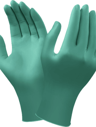 Caja Guante Nitrilo Verde Ansell 92-600  (100 UN)