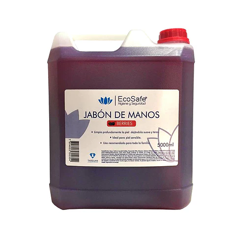 ECOSAFE JABÓN DE  MANOS BERRIES  5 LITROS 