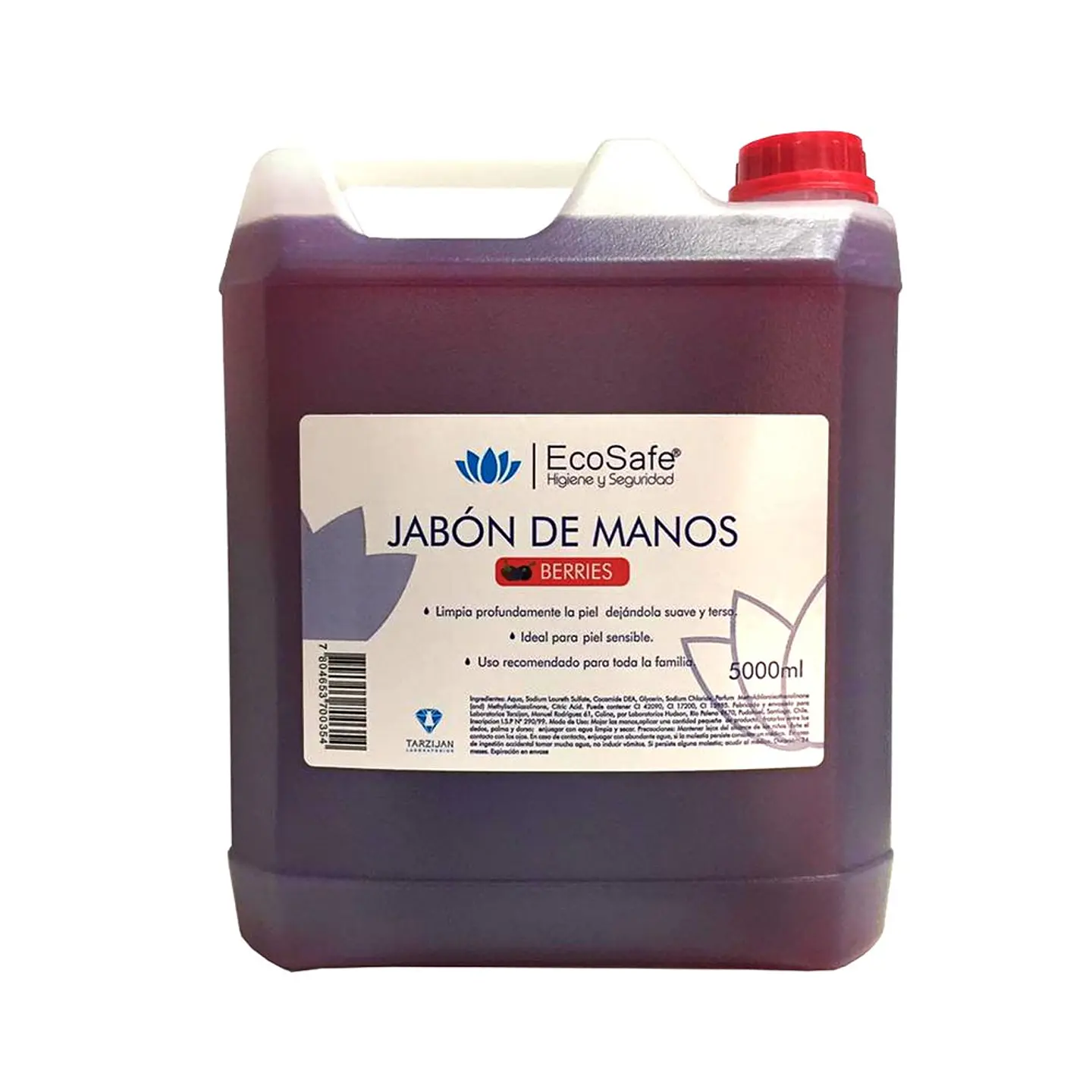 ECOSAFE JABÓN DE  MANOS BERRIES  5 LITROS  1