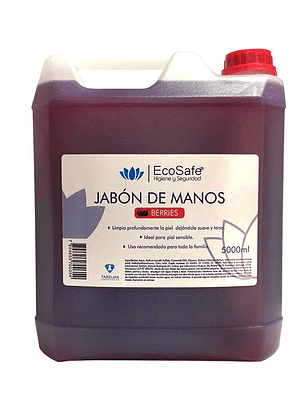 ECOSAFE JABÓN DE  MANOS BERRIES  5 LITROS 