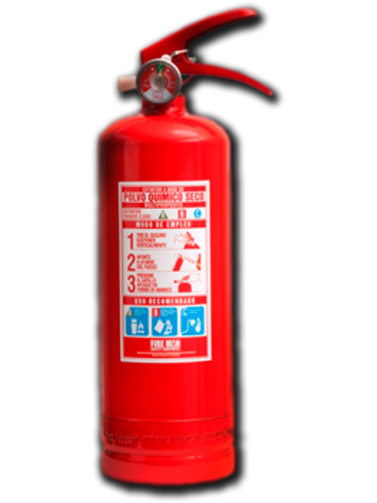 Exanco, Polvo Químico Seco, Extintor 4 kilos al 90% 1