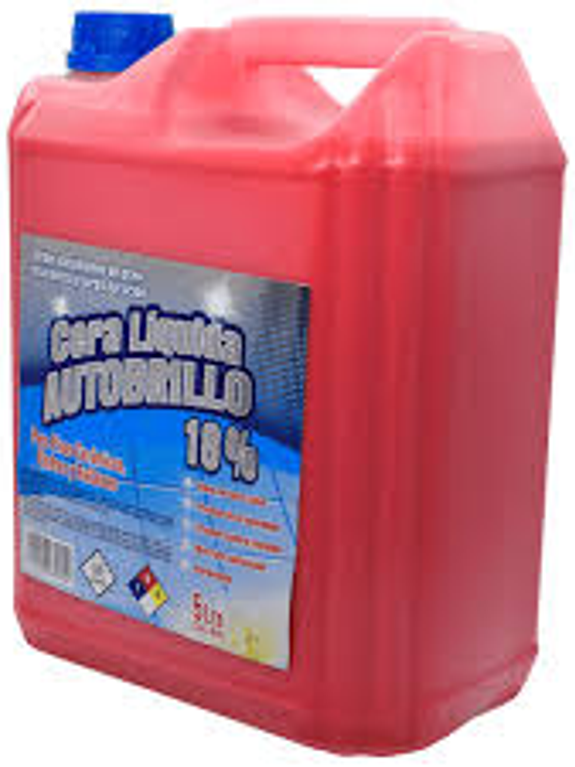 Cera Roja Líquida Autobrillo al 18%. 5 Litros.   1