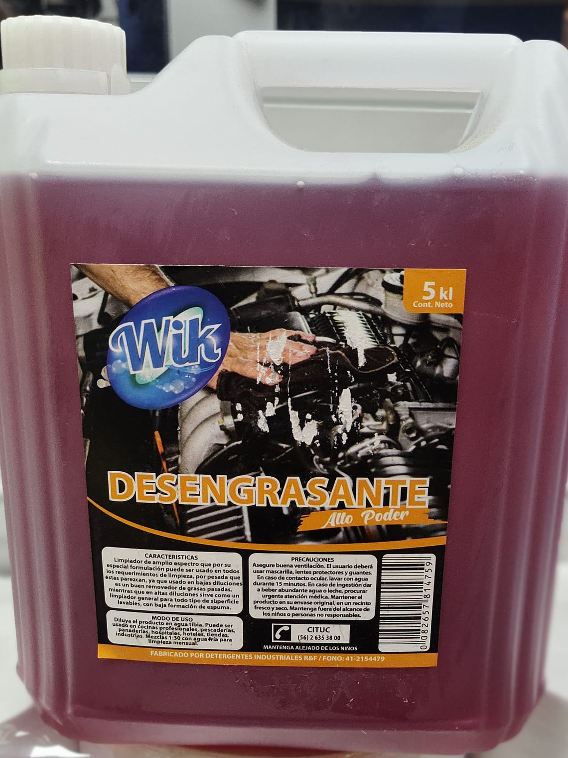 Desengrasante Wik. 5 Litros. 1