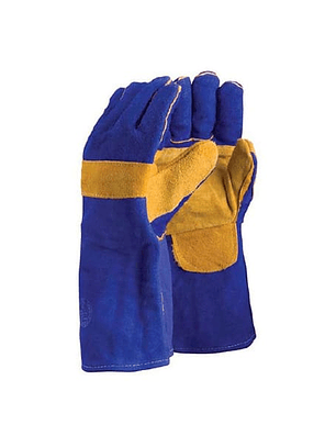Kevlar, Guante Soldador Azul, Hilo de Kevlar,  (par)