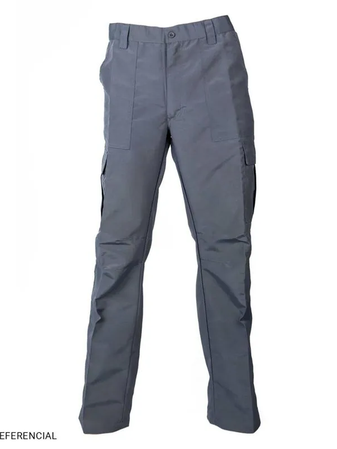 Pantalón Poplin Cargo Gris 1
