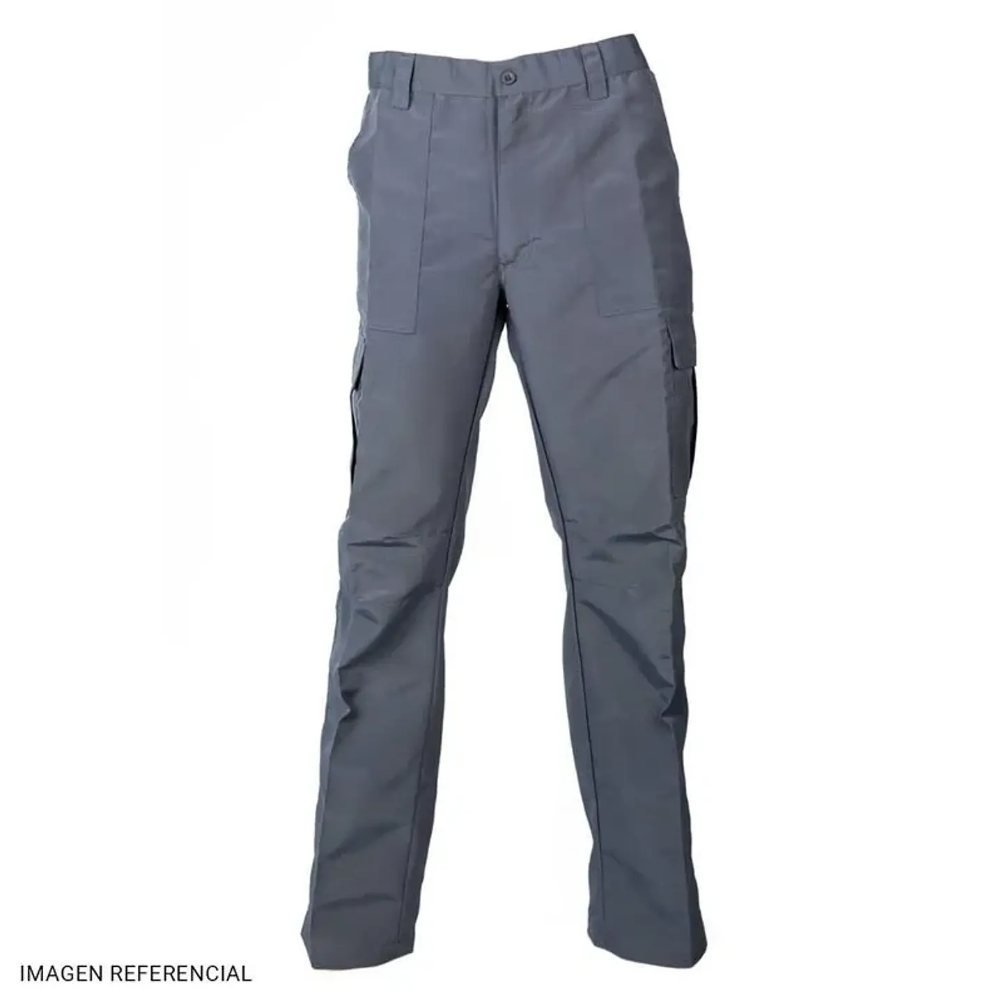 Pantalón Poplin Cargo Gris 1