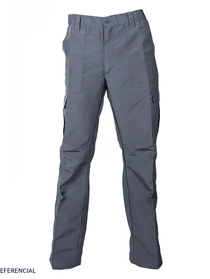 Pantalón Poplin Cargo Gris