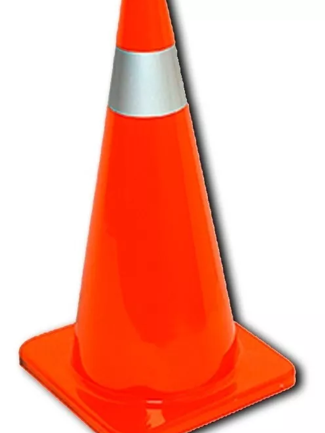 Cono 18 pulgadas PVC Reflectante Reflectante  1