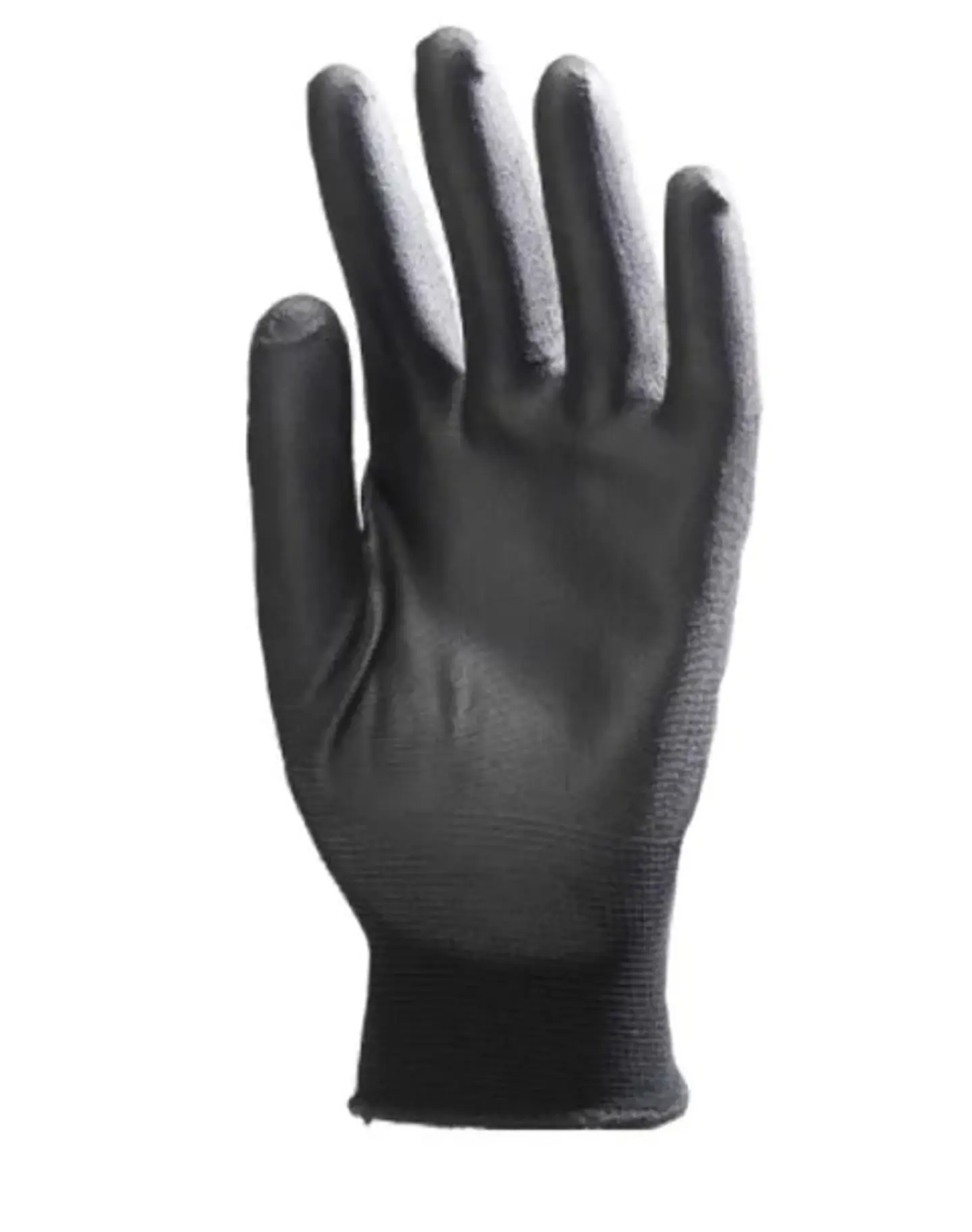 Guante Negro Palma Pu Multiflex - Multipropósito. (Par) 1
