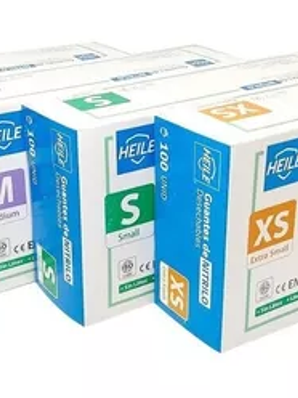 Guantes Desechables  de Nitrilo. Empaque En Caja con  100 Unidades (50 Pares). 1