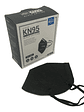 Mascarilla KN95 Desechable. Caja  20  Unidades.  Blanca/ Negra - Miniatura 1