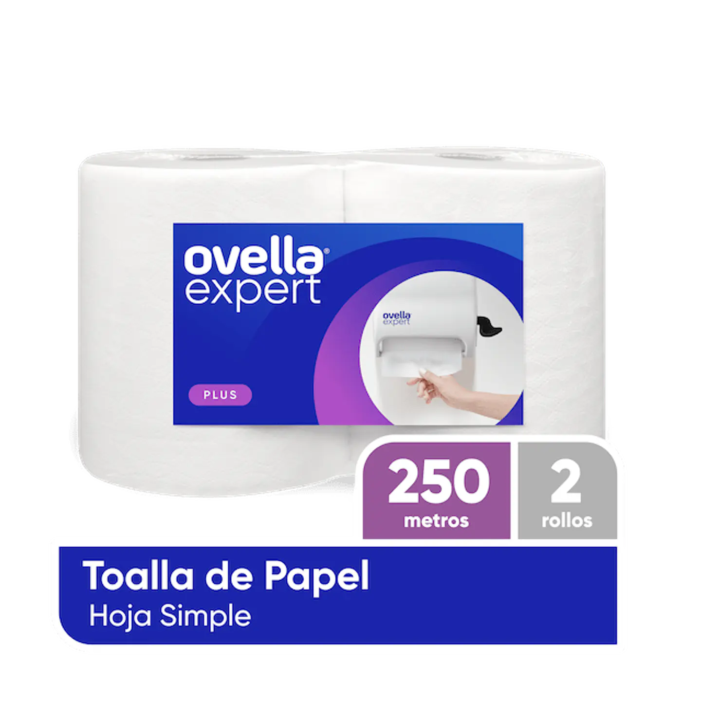 Ovella, Toalla de Papel 2x250 metros.  1