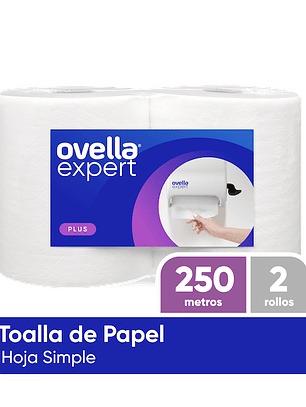 Ovella, Toalla de Papel 2x250 metros. 