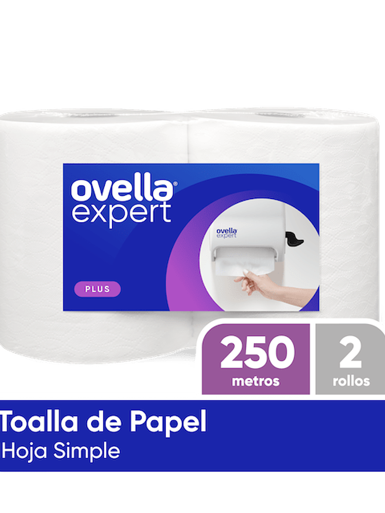 Ovella, Toalla de Papel 2x250 metros.  1