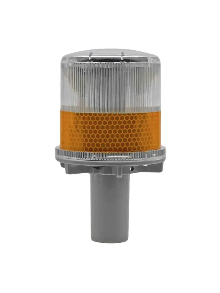 Lampara/ Baliza Solar Led,  Adaptable Para Cono 1