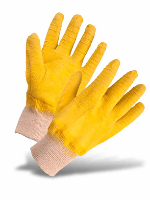 Guante Anticorte Amarillo Puño Tejido