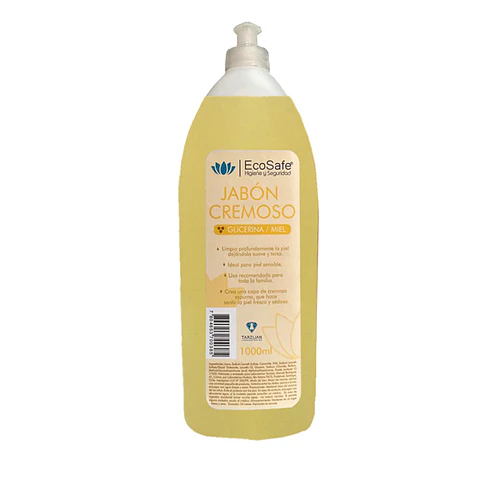 Jabón Glicerina Ecosafe Miel. 1 Litro.