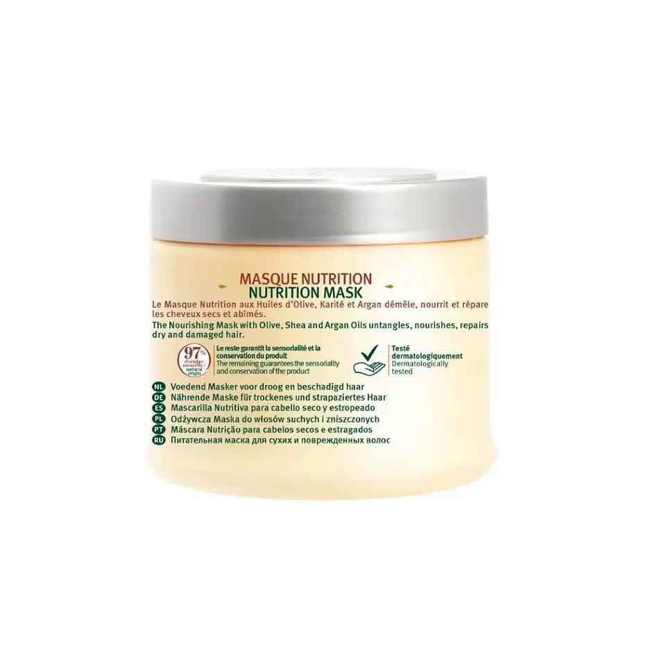Máscara capilar reparadora para cabello seco y dañado 330 ml. Le Petit Olivier  3
