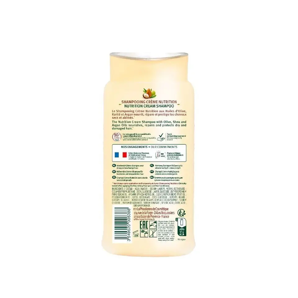Shampoo para cabello seco y dañado 250ml. Le Petit Olivier  3