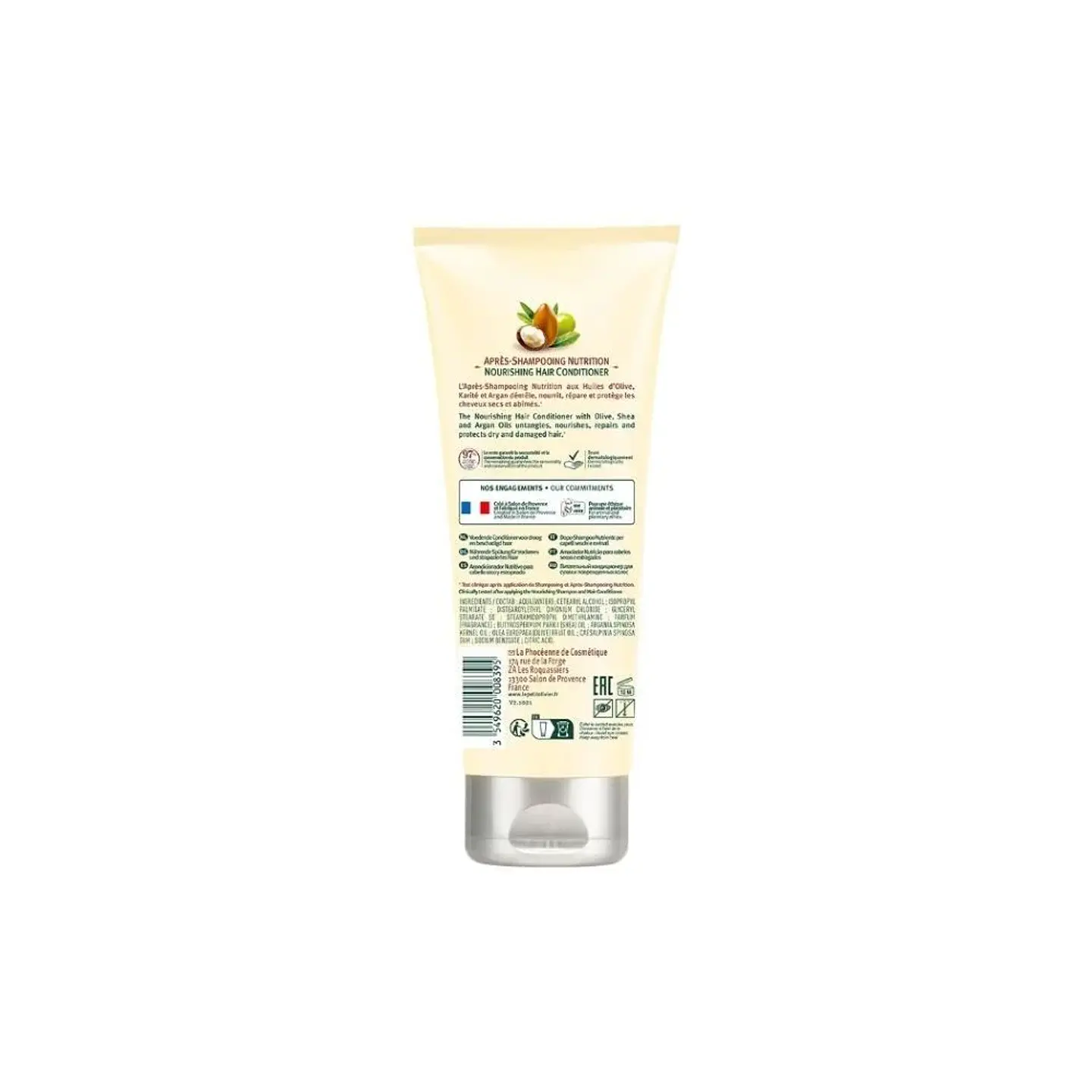 Acondicionador para cabello seco y dañado 200 ml. Le Petit Olivier  3
