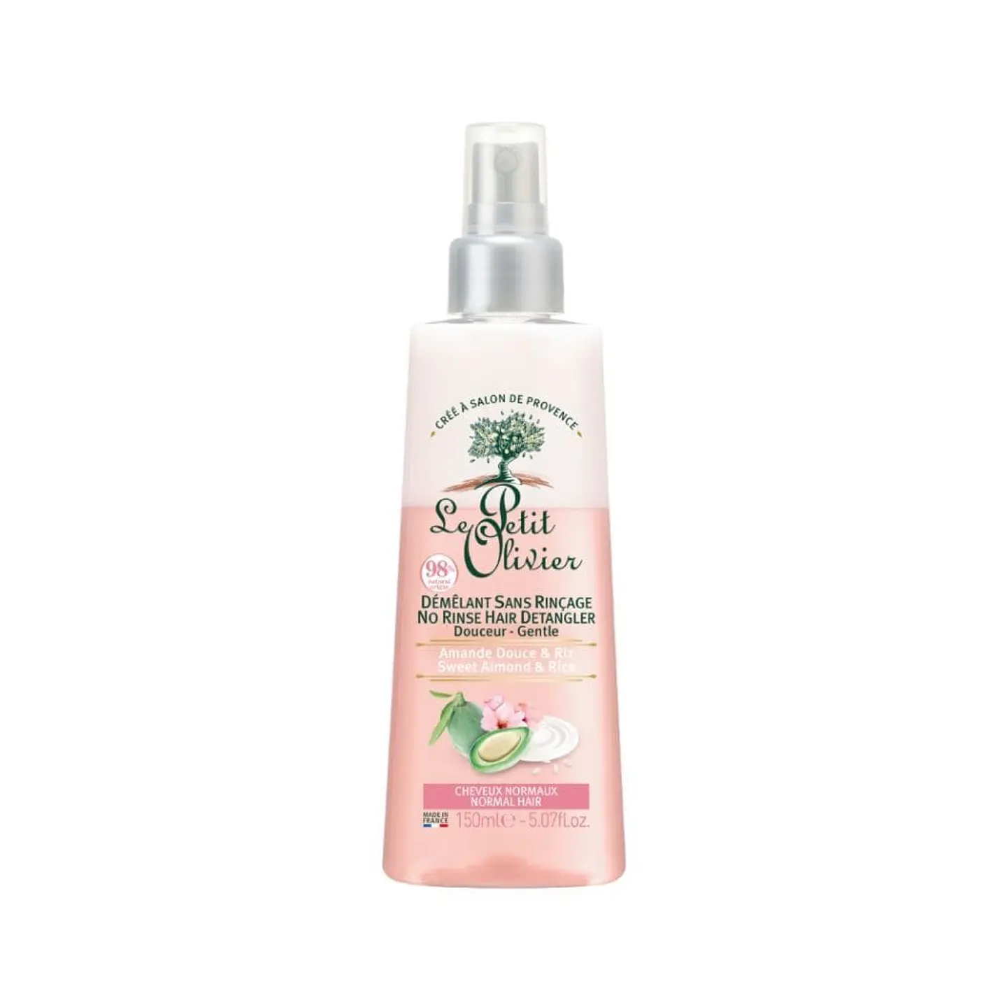 Desenredante bifásico cabello normal 150 ml. Le Petit Olivier 2