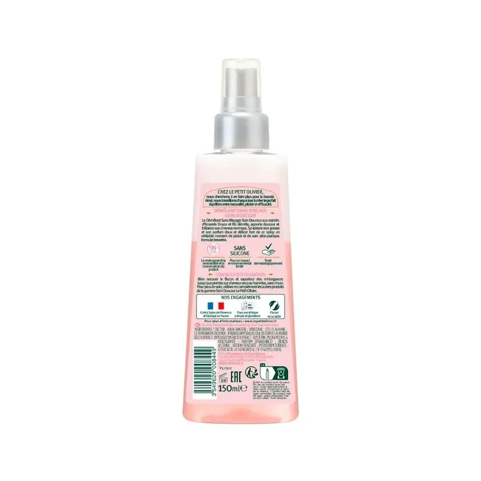 Desenredante bifásico cabello normal 150 ml. Le Petit Olivier 3