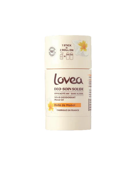 Desodorante solido monoi 50 gr. LOVEA