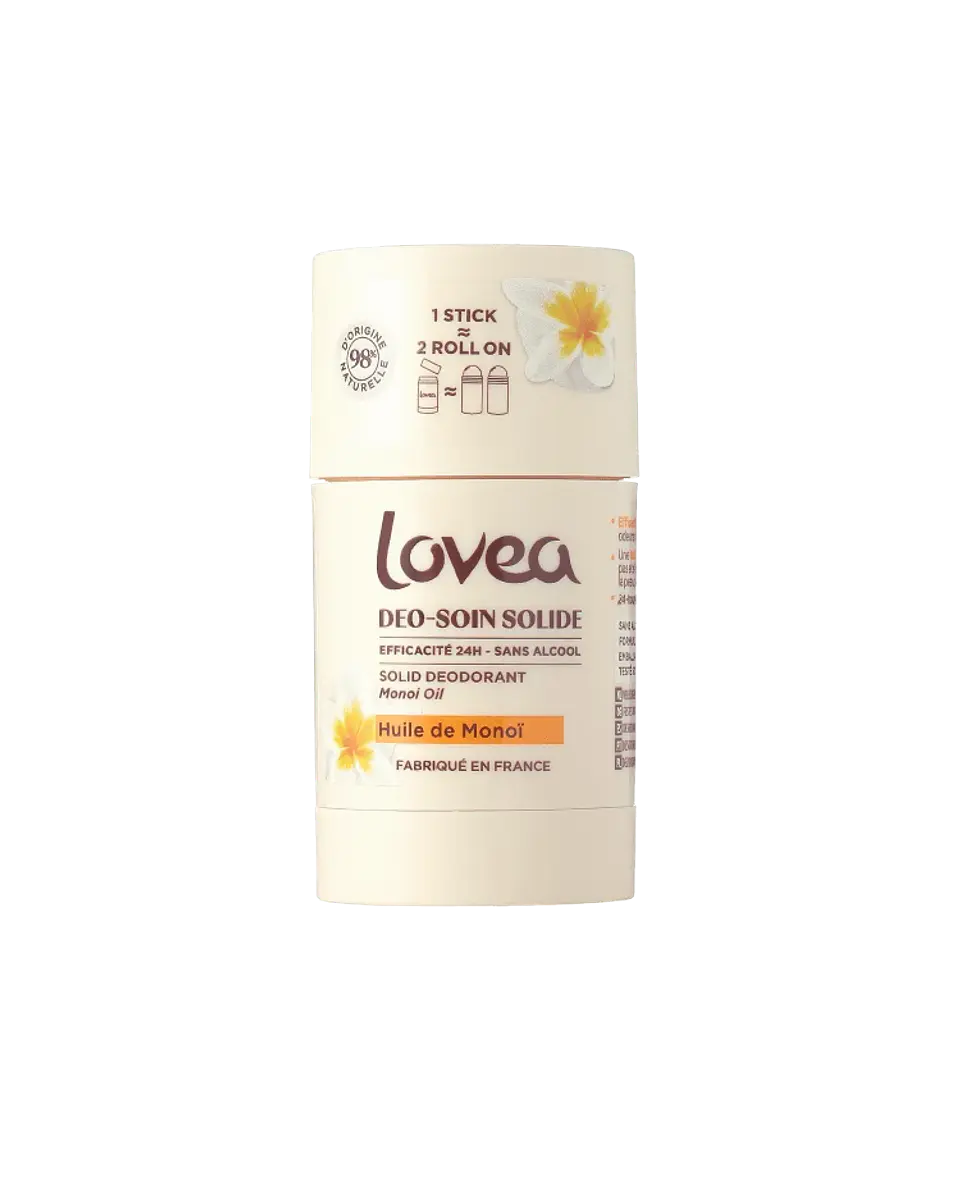 Desodorante solido monoi 50 gr. LOVEA 1