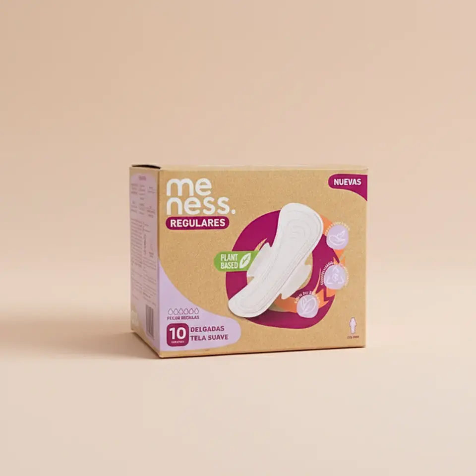 Toalla Regular Tela Suave Biodegradable 10un 2