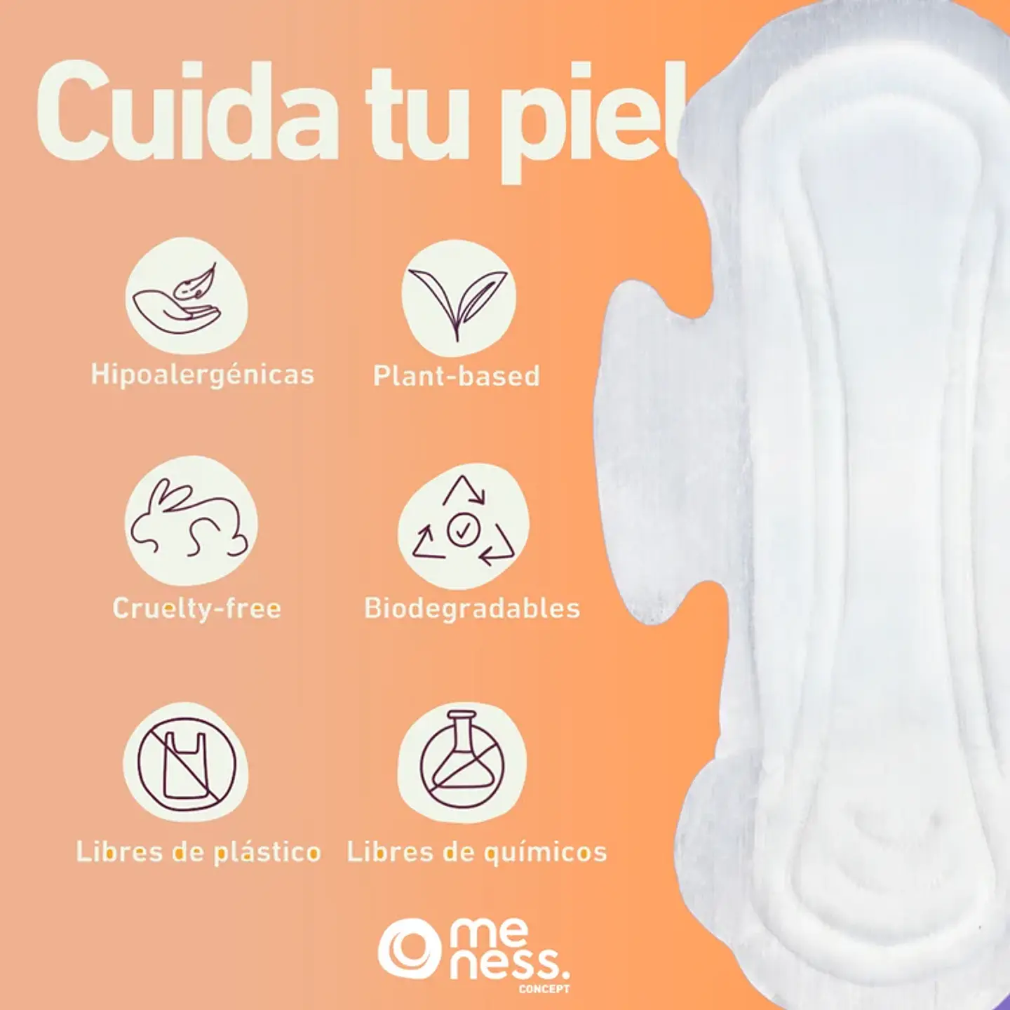 Toalla Regular Tela Suave Biodegradable 10un 9