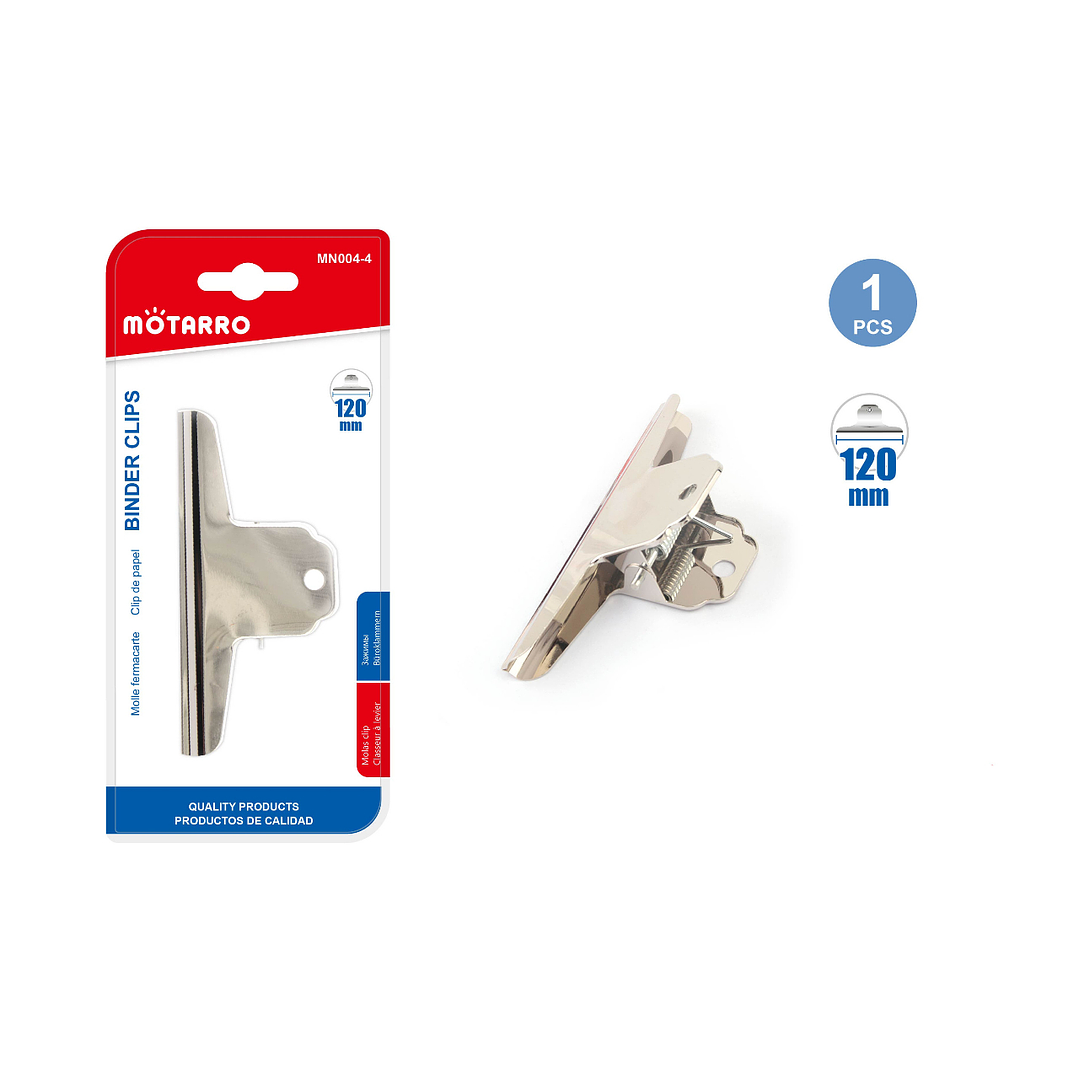 Clip de carpeta o tablero 12 cm 1 pc 1
