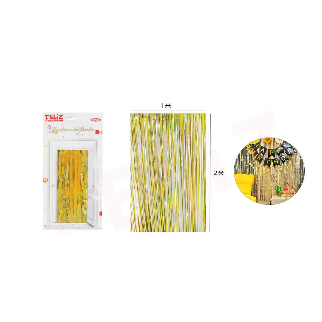 Cortina decorativa Dorado 1.2M 1