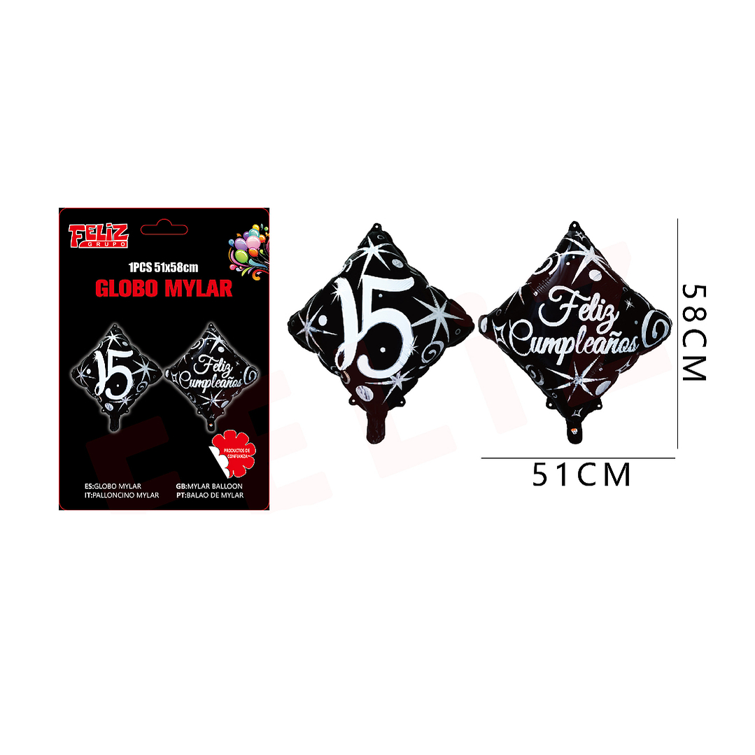 Globo de Cumpleaños 15 1