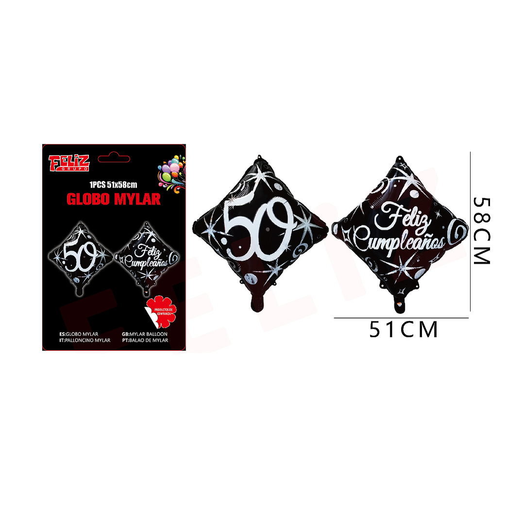Globo de Cumpleaños 50 1
