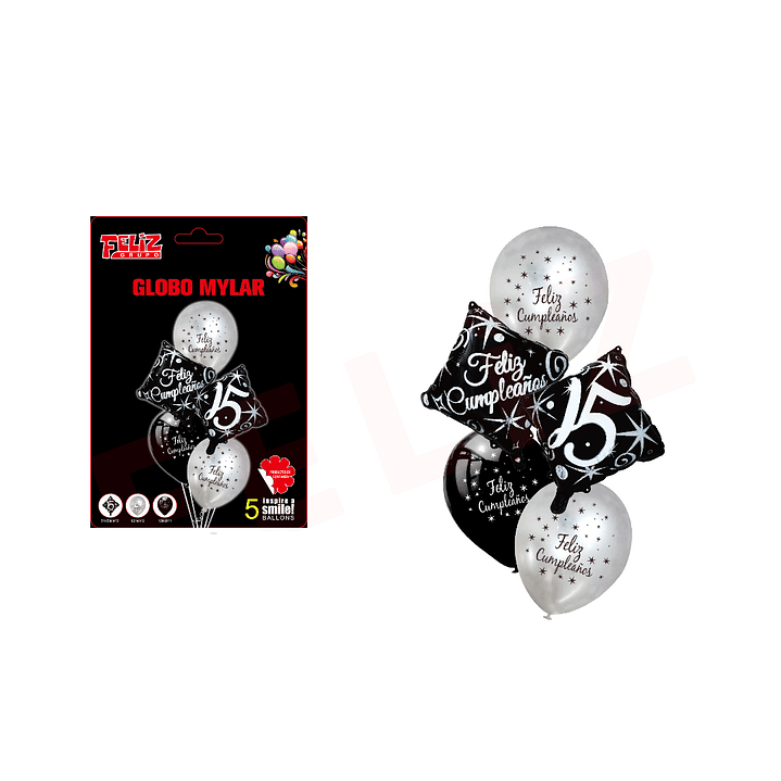 Set de Globo Cumpleaños 15 1