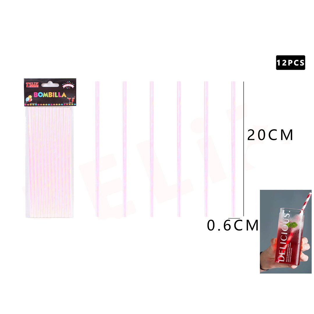 Bombillas Tornasol 12pcs 1