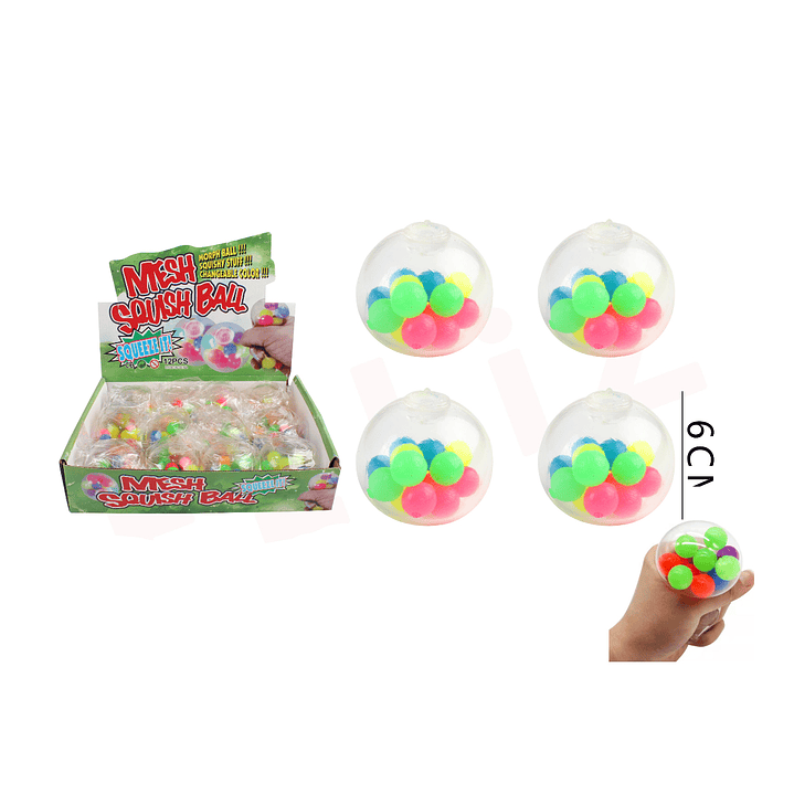 Set Pelotas antiestrés 6 cms 1