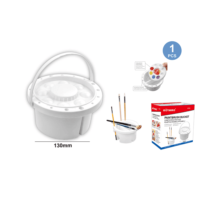 Cubeta Para Pinceles 13 Cm 1