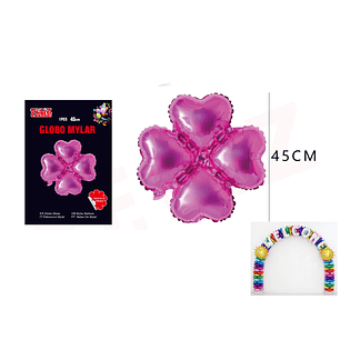 Globo Trébol Fucsia