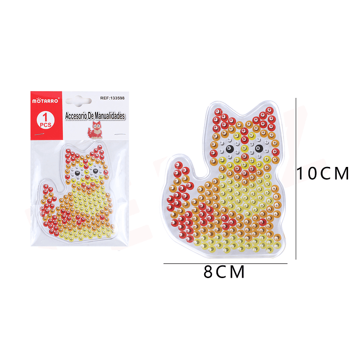 Plantilla Hama Beads Gato 8x10 cm 1pc 1