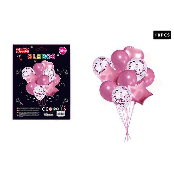 Arco Globos Base Flores  Globos, Decoración con globos, Rosa claro