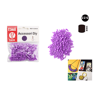 Piezas Hama Beads Morado 5 mm 22 g