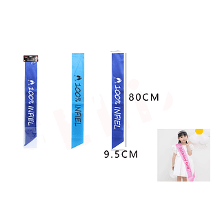 Banda 100% Infiel 80x9.5 cm