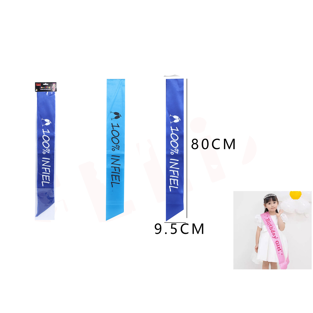 Banda 100% Infiel 80x9.5 cm 1