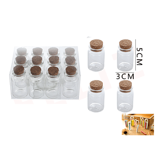 Frasco de Vidrio 30x50Mm