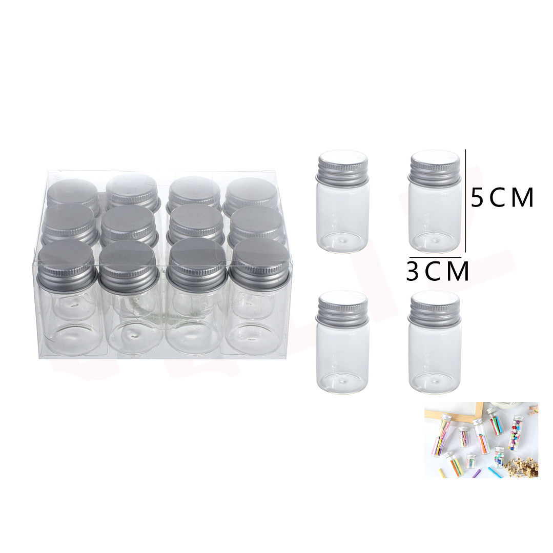 Frasco Tapa de Aluminio 30x50Mm 1