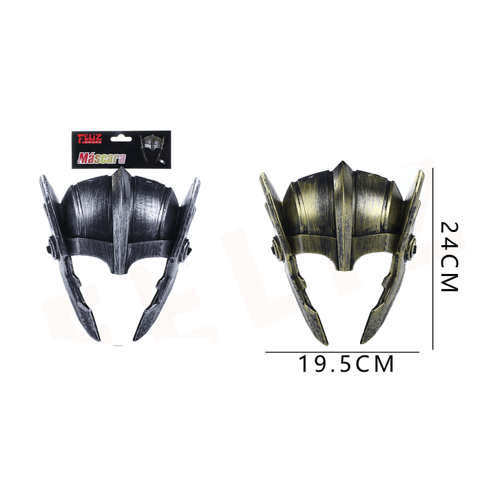 Máscara Vikinga 24x9.5Cm 1