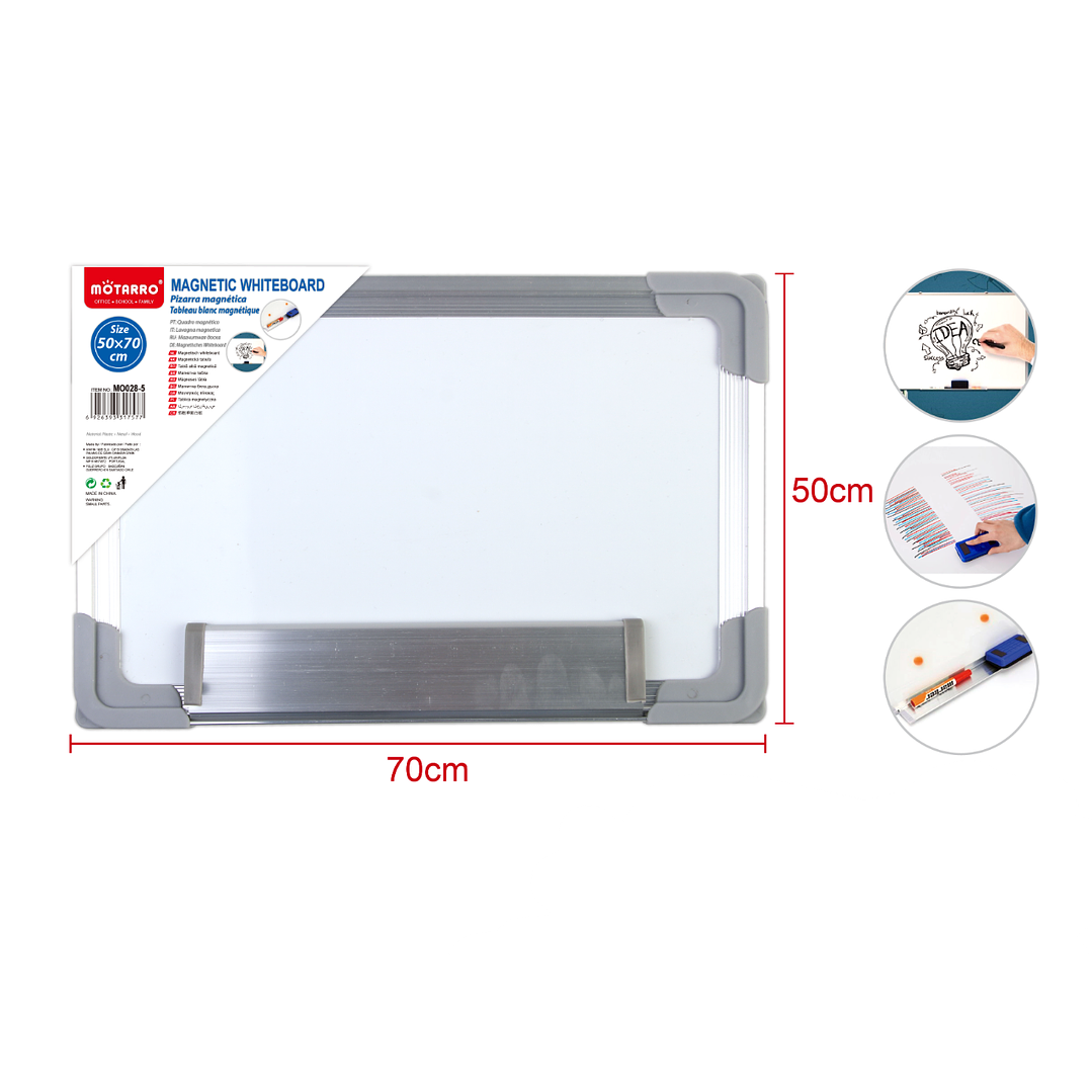 Pizarra Blanca Magnética 50x70 cm 1